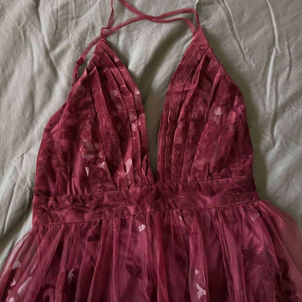 Windsor Deep Pink Halter Dress